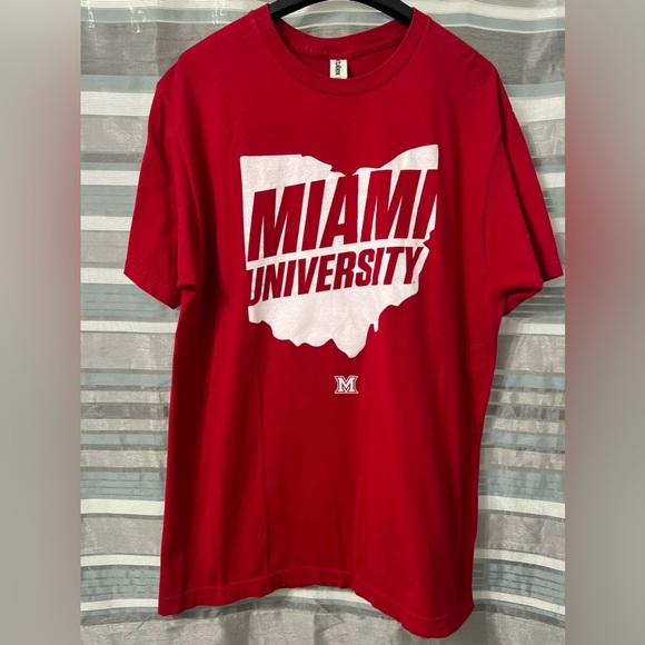 Tultex Other - Miami University Ohio RedHawks Red T-Shirt